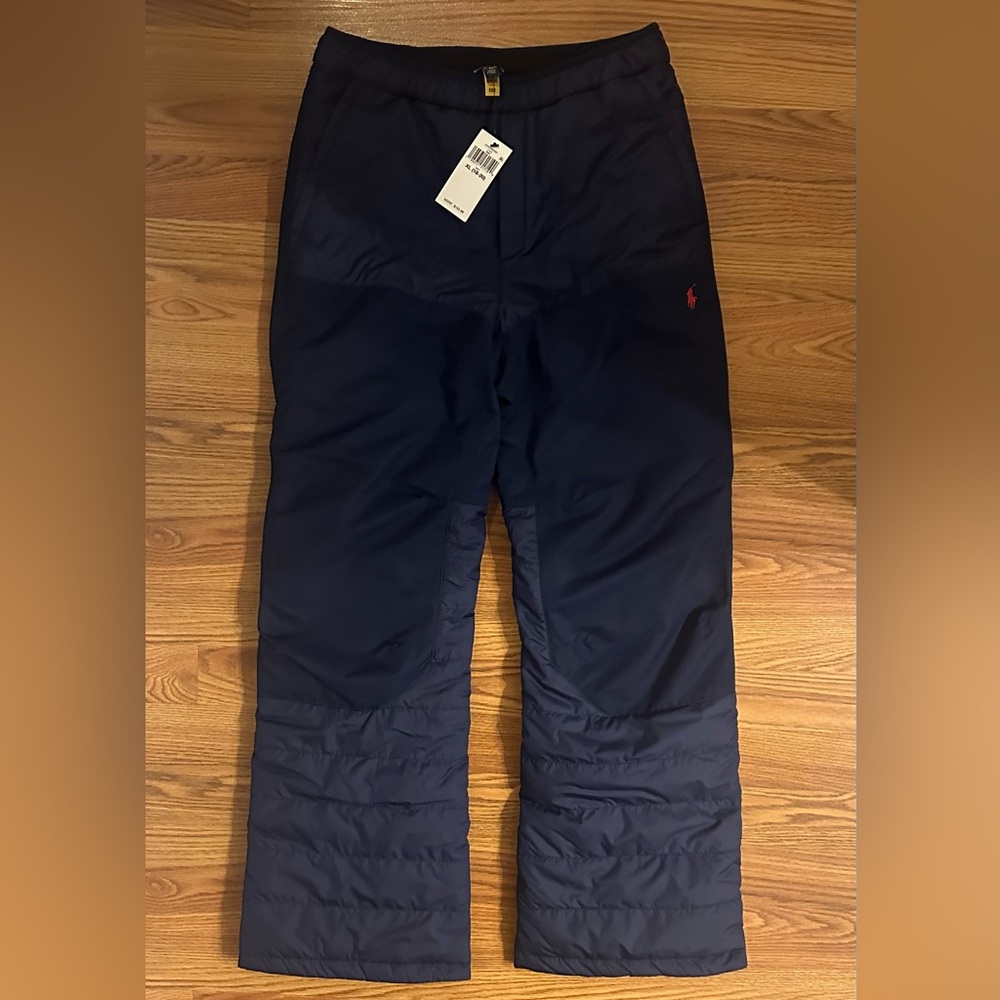 Polo Ralph Lauren Boy’s Water-Repellent Snow Pants NAVY BLUE Size XL (18-20)